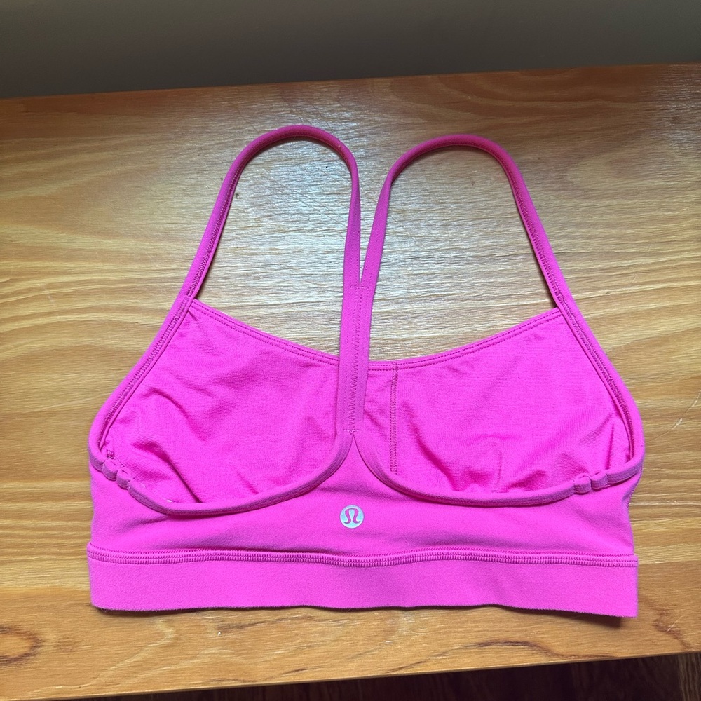 lululemon athletica Vibrant Pink Sports Bra